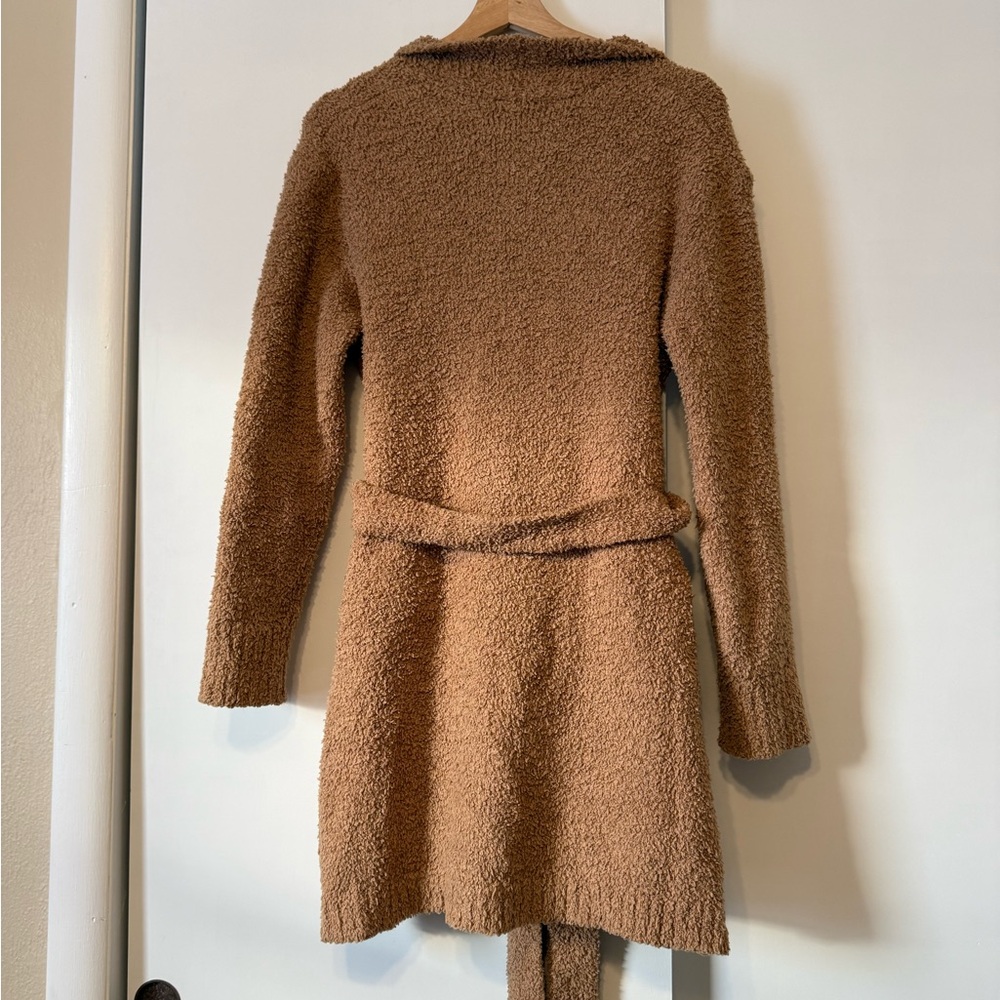 SKIMS Cozy Brown Women's Robe - Picture 5 of 6